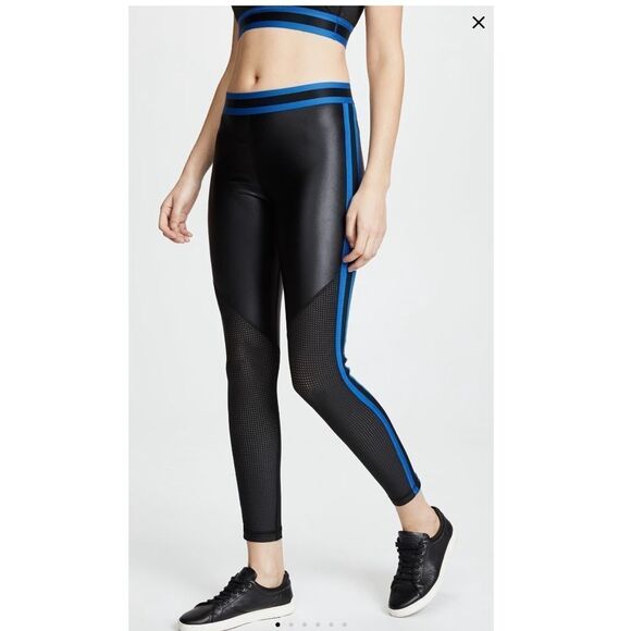 Alala Pants - NWT ALALA Varsity Mesh Detailed Shiny Leggings